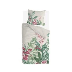 Byrklund - Dekbedovertrek Jungle Romance - 140x220 Cm - Off White