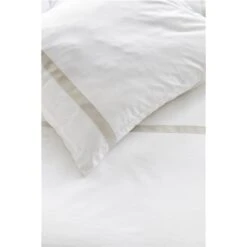 Walra - Dekbedovertrek Timeless Chic - 200x220 Cm - Wit -Knusse Nacht 1000012940 0102