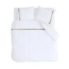Walra - Dekbedovertrek Timeless Chic - 200x220 Cm - Wit -Knusse Nacht 1000012940