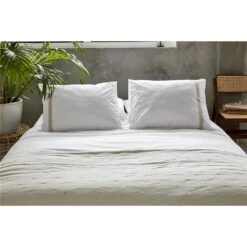 Walra - Dekbedovertrek Timeless Chic - 140x220 Cm - Wit -Knusse Nacht 1000012951 0103