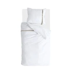 Walra - Dekbedovertrek Timeless Chic - 140x220 Cm - Wit