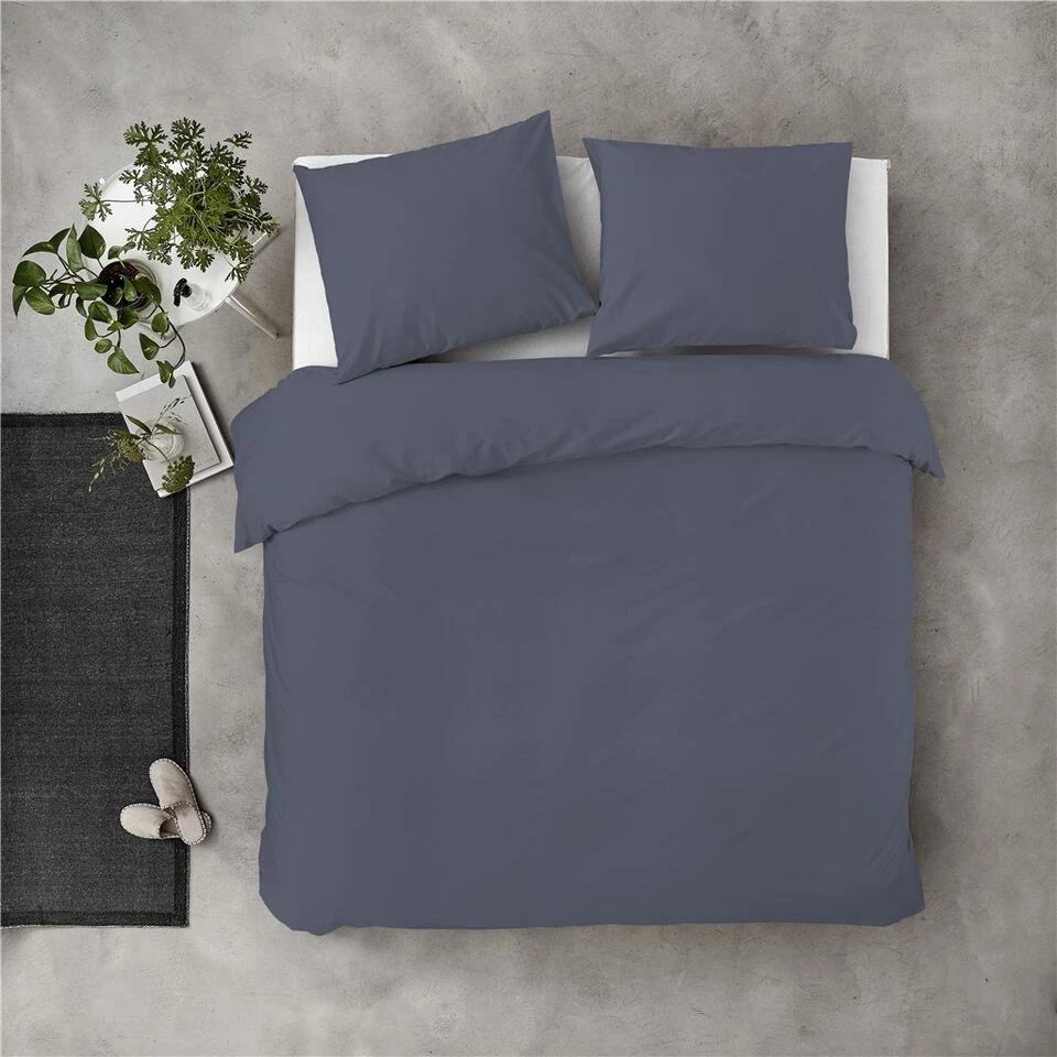 Byrklund - Dekbedovertrek Sleep Softly - 240x220 Cm - Donker Blauw 5 Byrklund - Dekbedovertrek Sleep Softly - 240x220 Cm - Donker Blauw - Afbeelding 3