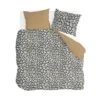 Byrklund - Dekbedovertrek Lazy Leopard - 240x220 Cm - Okergeel -Knusse Nacht 1000012963
