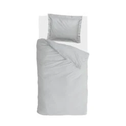 Walra - Dekbedovertrek Forever Cotton - 140x220 Cm - Licht Grijs