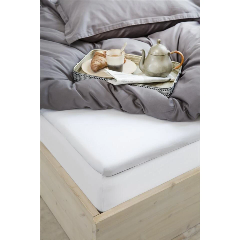 Walra - Molton Cotton Cover - 160x200 Cm - Wit 6 Walra - Molton Cotton Cover - 160x200 Cm - Wit - Afbeelding 4