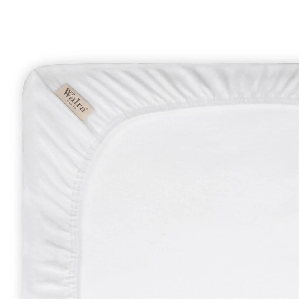 Walra - Molton Cotton Cover Topper - 180x200 Cm - Wit 4 Walra - Molton Cotton Cover Topper - 180x200 Cm - Wit - Afbeelding 2