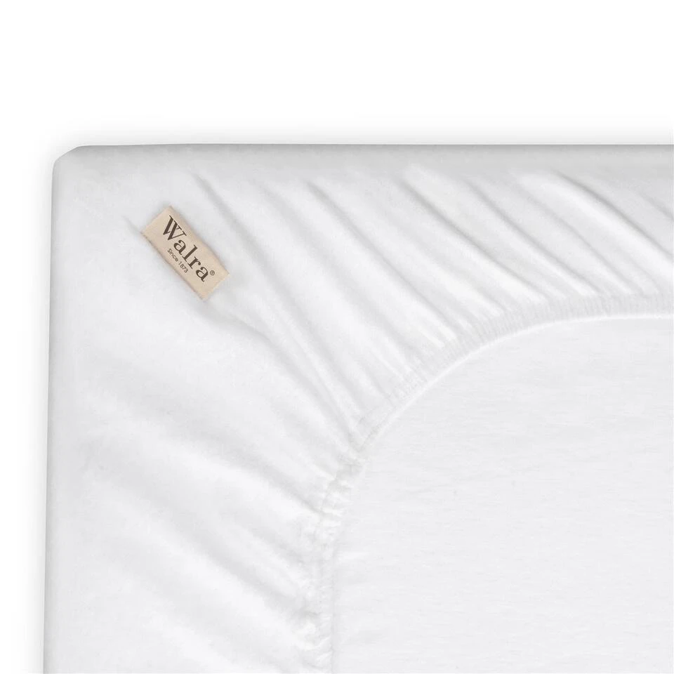 Walra - Molton Cotton Cover - 90x220 Cm - Wit 4 Walra - Molton Cotton Cover - 90x220 Cm - Wit - Afbeelding 2