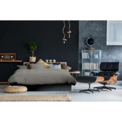 Ten Cate 100% Katoensatijnen Lits Jumeaux Dekbedovertrek - 240x200/220 - Taupe -Knusse Nacht 1000023913 0110