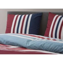 Ten Cate Katoenen Tweepersoons Dekbedovertrek - 200x200/220 - Trone Stripe -Knusse Nacht 1000023918 0111