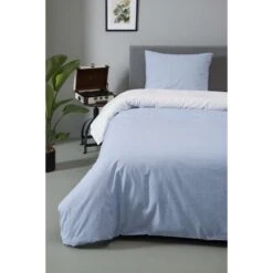 Ten Cate Katoenen Double Face Eenpersoons Dekbedovertrek - 140x200/220 - Almeria -Knusse Nacht 1000023920 0111