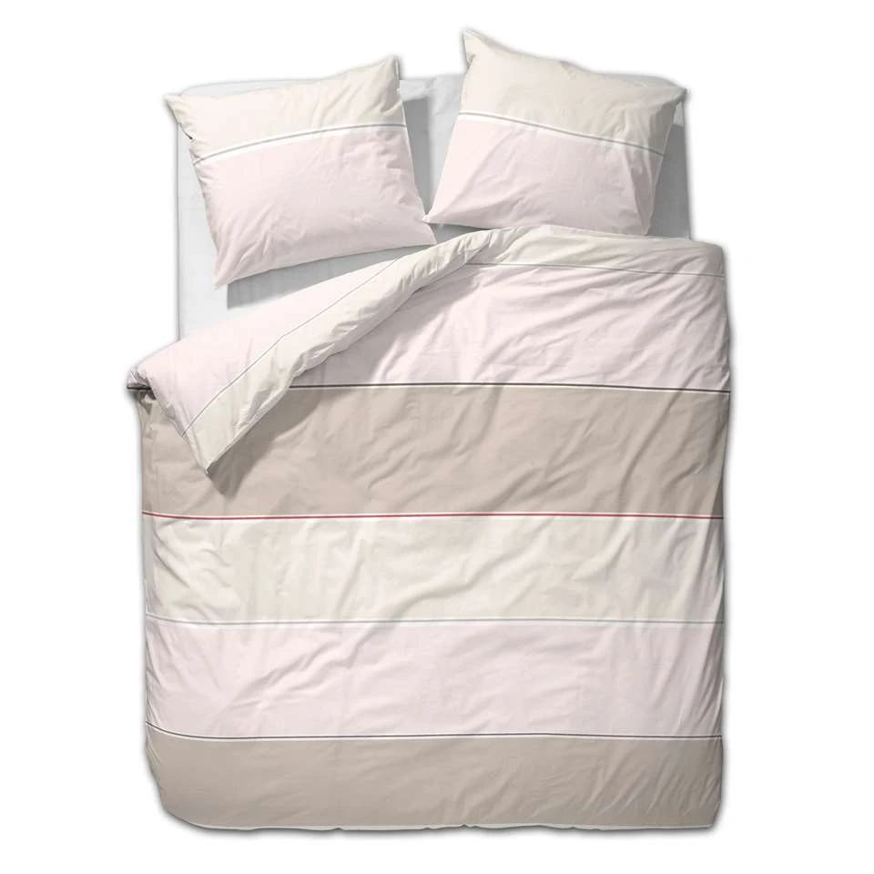 Ten Cate Katoenen Tweepersoons Dekbedovertrek - 200x200/220 - Cannes Off-White 4 Ten Cate Katoenen Tweepersoons Dekbedovertrek - 200x200/220 - Cannes Off-White - Afbeelding 2