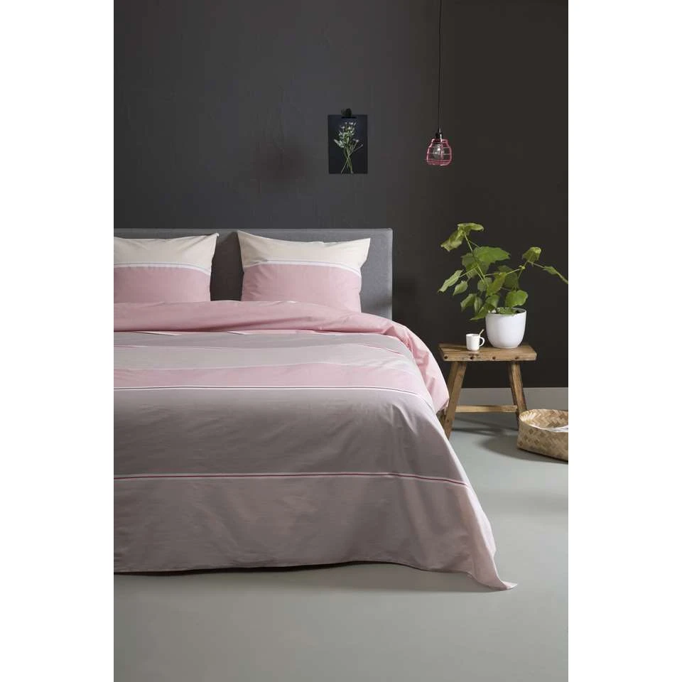 Ten Cate Katoenen Tweepersoons Dekbedovertrek - 200x200/220 - Cannes Off-White 5 Ten Cate Katoenen Tweepersoons Dekbedovertrek - 200x200/220 - Cannes Off-White - Afbeelding 3