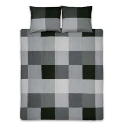 Ten Cate Katoenen Tweepersoons Dekbedovertrek - 200x200/220 - Block Antraciet 7 Ten Cate Katoenen Tweepersoons Dekbedovertrek - 200x200/220 - Block Antraciet -Knusse Nacht 1000023955 0101