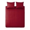 Ten Cate 100% Katoensatijnen Eenpersoons Dekbedovertrek - 140x200/220 - Rood 2 Ten Cate 100% Katoensatijnen Eenpersoons Dekbedovertrek - 140x200/220 - Rood -Knusse Nacht 1000023968