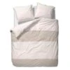 Ten Cate Katoenen Eenpersoons Dekbedovertrek - 140x200/220 - Cannes Off-White -Knusse Nacht 1000023979