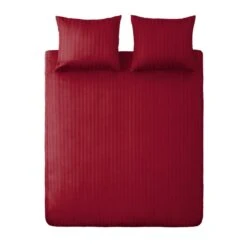 Ten Cate 100% Katoensatijnen Lits Jumeaux Dekbedovertrek - 240x200/220 - Rood