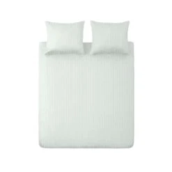 Ten Cate 100% Katoensatijnen Lits Jumeaux Dekbedovertrek - 240x200/220 - Mint -Knusse Nacht 1000023991 0101