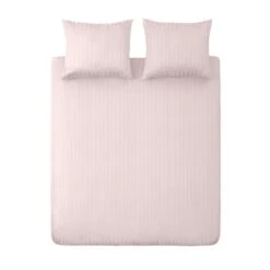Ten Cate 100% Katoensatijnen Tweepersoons Dekbedovertrek - 200x200/220 - Roze