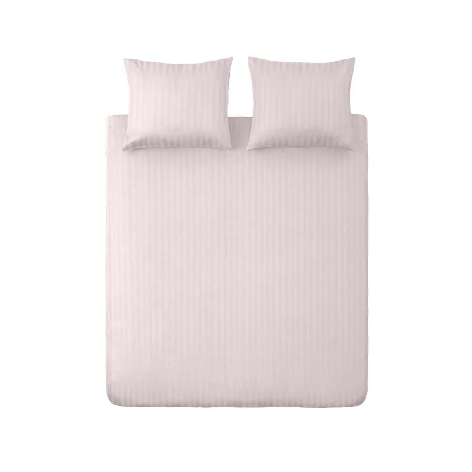 Ten Cate 100% Katoensatijnen Eenpersoons Dekbedovertrek - 140x200/220 - Roze 4 Ten Cate 100% Katoensatijnen Eenpersoons Dekbedovertrek - 140x200/220 - Roze - Afbeelding 2