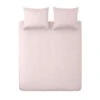 Ten Cate 100% Katoensatijnen Eenpersoons Dekbedovertrek - 140x200/220 - Roze -Knusse Nacht 1000024009
