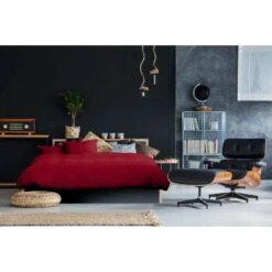 Ten Cate 100% Katoensatijnen Tweepersoons Dekbedovertrek - 200x200/220 - Rood -Knusse Nacht 1000024011 0110