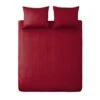 Ten Cate 100% Katoensatijnen Tweepersoons Dekbedovertrek - 200x200/220 - Rood -Knusse Nacht 1000024011