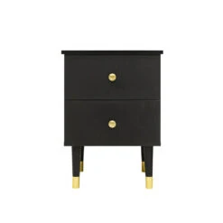 Bopita Cloë Nachtkastje - Mat Zwart -Knusse Nacht 1000024439 0101