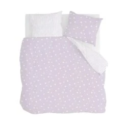 Walra - Dekbedovertrek Little Daisies - 240x220 Cm - Lila