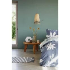 Walra - Dekbedovertrek Favorite Flowers - 240x220 Cm - Blauw / Jade -Knusse Nacht 1000024984 0101