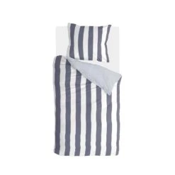 Walra - Dekbedovertrek Classic Stripe - 140x220 Cm - Blauw