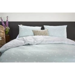 Walra - Dekbedovertrek Little Daisies - 200x220 Cm - Mint -Knusse Nacht 1000024992 0101