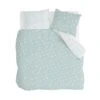 Walra - Dekbedovertrek Little Daisies - 200x220 Cm - Mint -Knusse Nacht 1000024992