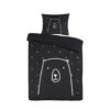Kidzroom Bear Dekbedovertrek - 120x150 - Zwart -Knusse Nacht 1000025137