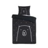Kidzroom Bear Dekbedovertrek - 140x200 - Zwart -Knusse Nacht 1000025142