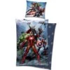 Marvel Avengers Dekbedovertrek, Hero - 140 X 200 Cm + 65 X 65 Cm - Katoen -Knusse Nacht 1000025490