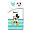 Disney Mickey Mouse Dekbedovertrek Stripe - Eenpersoons - 140 X 200 Cm - Katoen -Knusse Nacht 1000025497