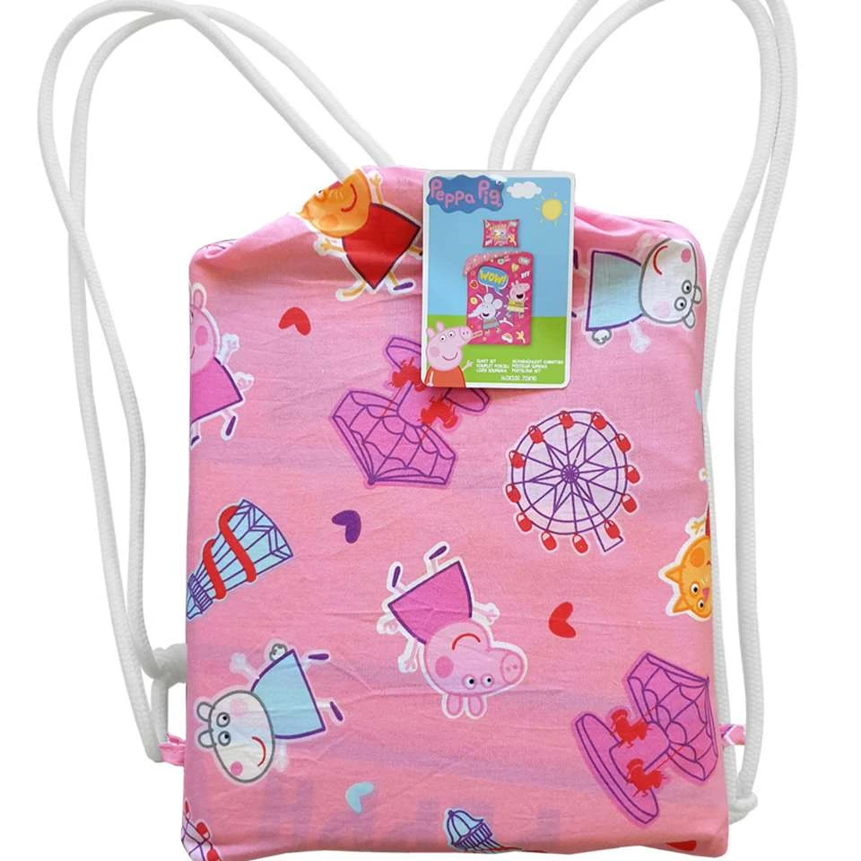Peppa Pig Dekbedovertrek Wow! - Eenpersoons - 140 X 200 Cm - Katoen 5 Peppa Pig Dekbedovertrek Wow! - Eenpersoons - 140 X 200 Cm - Katoen - Afbeelding 3