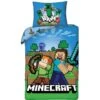 Minecraft Dekbedovertrek Boom - Eenpersoons - 140 X 200 Cm - Katoen -Knusse Nacht 1000025543