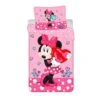 Disney Minnie Mouse Dekbedovertrek Heart - Eenpersoons - 140 X 200 Cm - Katoen 1 Disney Minnie Mouse Dekbedovertrek Heart - Eenpersoons - 140 X 200 Cm - Katoen -Knusse Nacht 1000025548