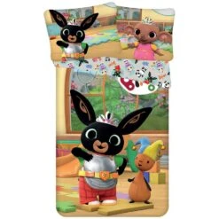 Bing Bunny Dekbedovertrek Flop En Sula - Eenpersoons - 140 X 200 Cm - Katoen