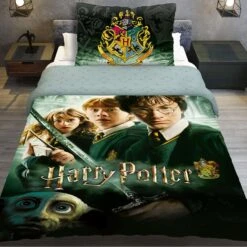 Harry Potter Dekbedovertrek Dobby - Eenpersoons - 140 X 200 Cm - Katoen -Knusse Nacht 1000025608 0102