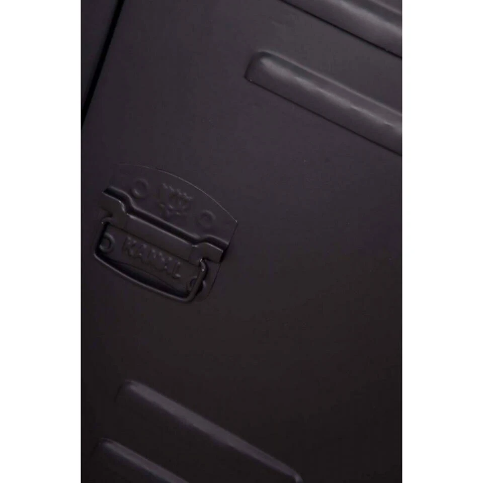 Giga Meubel Nachtkastje Zwart - Metaal - 35x33x65cm - Nachtkast Stoer (links) 4 Giga Meubel Nachtkastje Zwart - Metaal - 35x33x65cm - Nachtkast Stoer (links) - Afbeelding 2