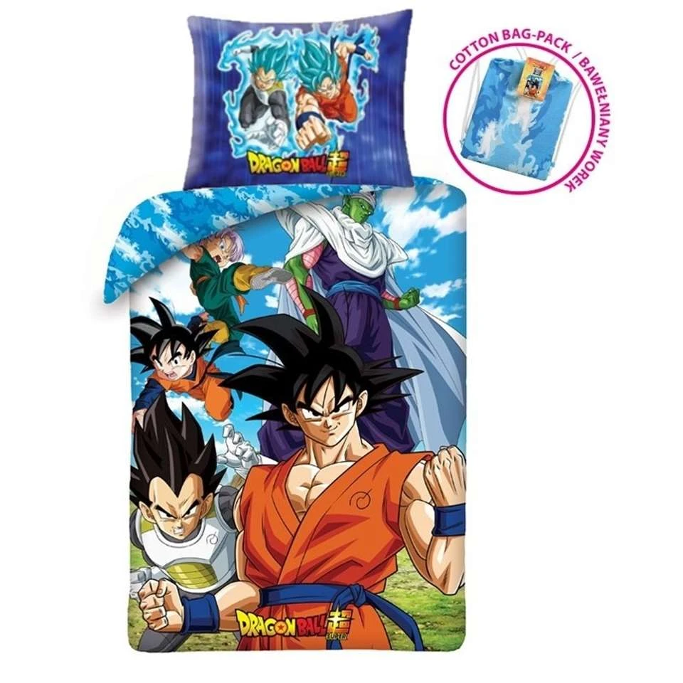 Dragon Ball Z Dekbedovertrek Son Goku - Eenpersoons - 140 X 200 Cm - Katoen 5 Dragon Ball Z Dekbedovertrek Son Goku - Eenpersoons - 140 X 200 Cm - Katoen - Afbeelding 3