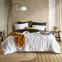 De Witte Lietaer Dekbedovertrek Knight - Lits Jumeaux - 240 X 220 Cm - Katoen -Knusse Nacht 1000028677 0102