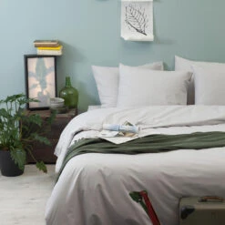 Cinderella Dekbedovertrek Weekend - Katoen - 260x200/220 Cm - Lichtgrijs -Knusse Nacht 1000028767 0101