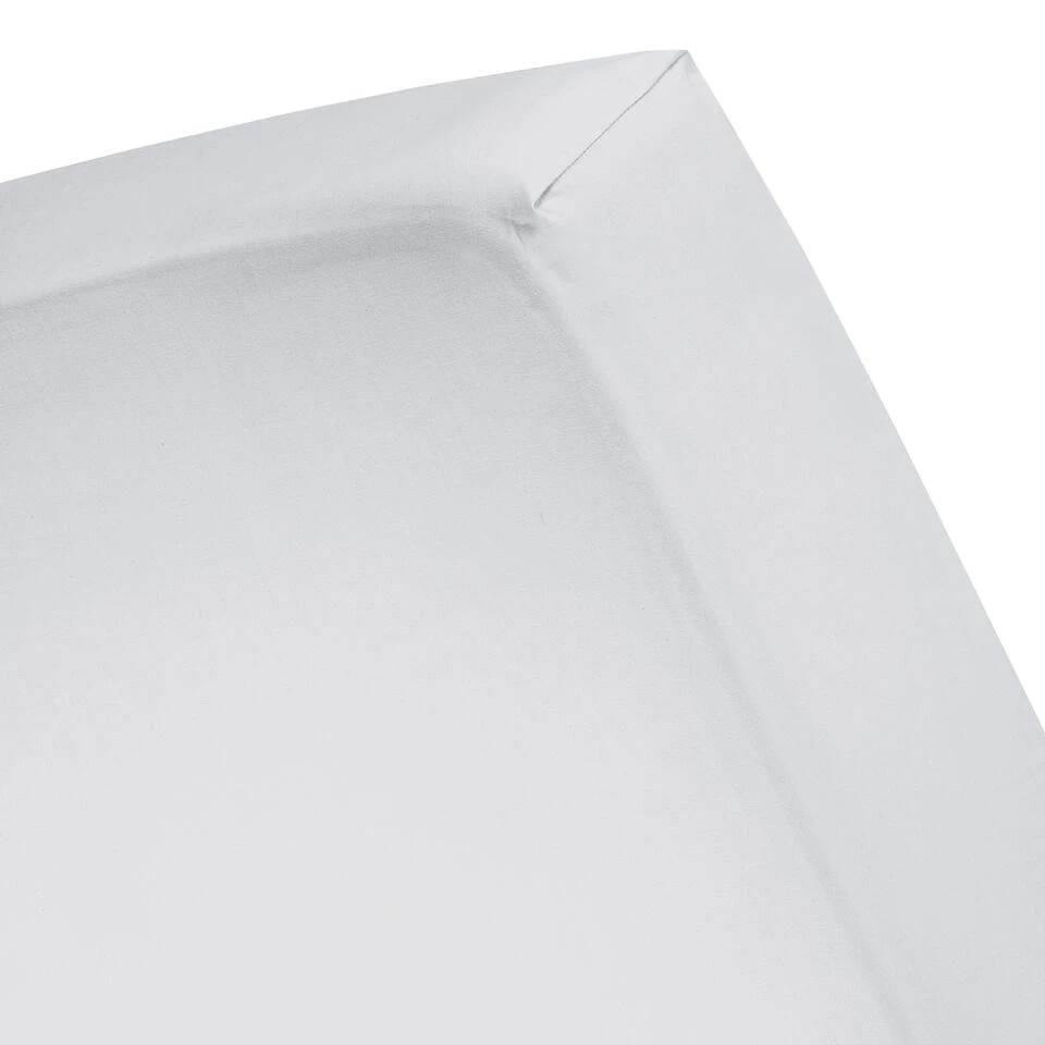 Cinderella Sundays - Hoeslaken (tot 25 Cm) - Satijn - 200x200 Cm - Light Grey 3 Cinderella Sundays - Hoeslaken (tot 25 Cm) - Satijn - 200x200 Cm - Light Grey