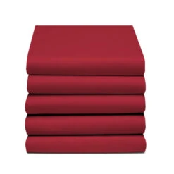 Damai Hoeslaken Double Jersey (tot 25cm) - 180x220cm Of 200x200cm - Rood -Knusse Nacht 1000030420 0102