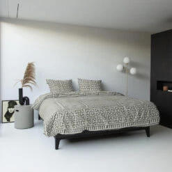 Damai Dekbedovertrek Basket - Katoen - 200x200/220 Cm - Natural -Knusse Nacht 1000030570 0101