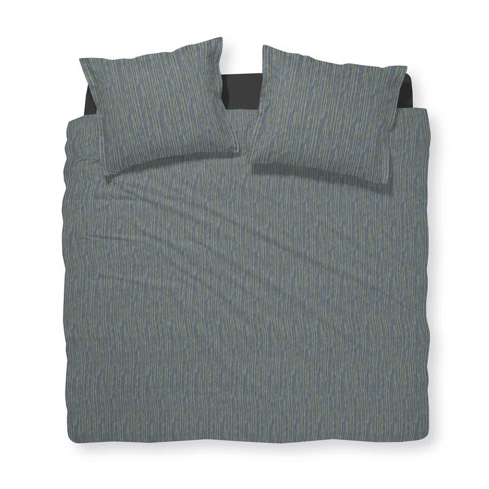 Damai Dekbedovertrek Katoen - 200x200/220cm - Blauw 3 Damai Dekbedovertrek Katoen - 200x200/220cm - Blauw