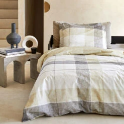 Damai Dekbedovertrek Colos - Bio Katoen - 140x200/220 Cm - Off White -Knusse Nacht 1000030665 0101